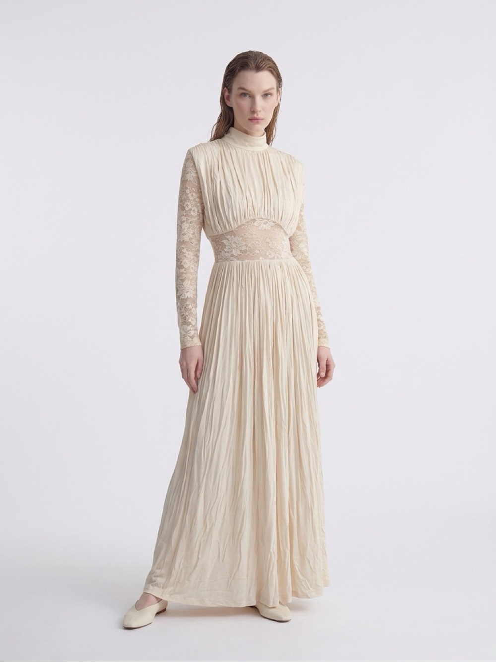 Zimmermann Rebellion Draped Dress — Cream | NWT